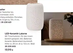 Tchibo Eduscho LED-Keramik-Laterne Angebot