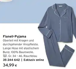 Tchibo Eduscho Flanell-Pyjama Angebot