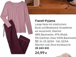 Tchibo Eduscho Flanell-Pyjama Angebot