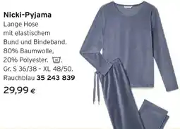 Tchibo Eduscho Nicki-Pyjama Angebot