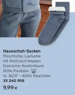 Tchibo Eduscho Hausschuh-Socken Angebot