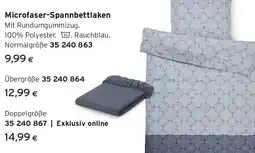 Tchibo Eduscho Microfaser-Spannbettlaken Angebot