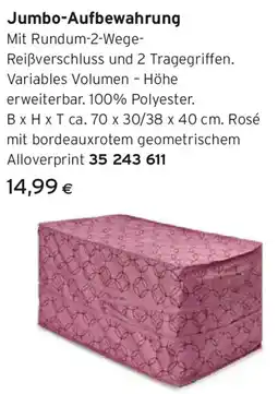 Tchibo Eduscho Jumbo-Aufbewahrung Angebot
