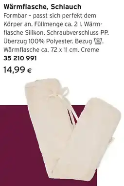 Tchibo Eduscho Wärmflasche, Schlauch Angebot