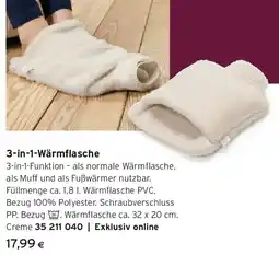 Tchibo Eduscho 3-in-1-Wärmflasche Angebot