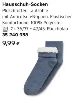 Tchibo Eduscho Hausschuh-Socken Angebot