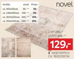 XXXLutz Novel webteppich Angebot