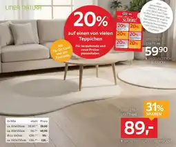 XXXLutz Linea Natura Wollteppich Angebot