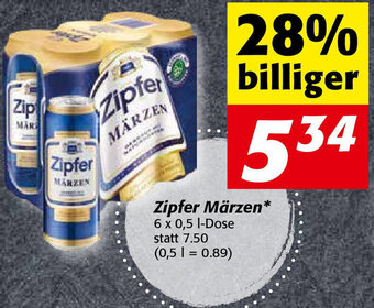 Nah&Frisch Zipfer Märzen Angebot