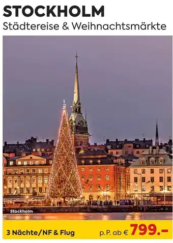 STOCKHOLM Städtereise & Weihnachtsmärkte