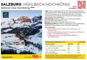 SALZBURG MÜHLBACH/HOCHKÖNIG Aldiana Club Hochkönig