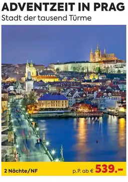 Billa Reisen Adventzeit in Prag Angebot