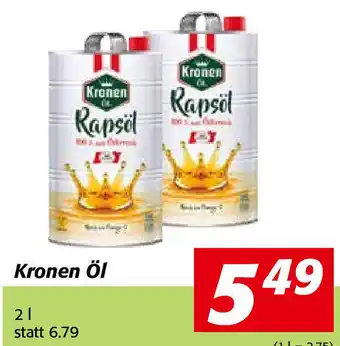 Nah&Frisch Kronen Öl 2 L Angebot