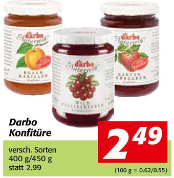 Nah&Frisch Darbo Konfitüre 400 g/450 g Angebot