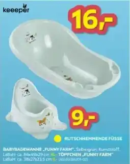Möbelix keeper BABYBADEWANNE „FUNNY FARM“ Angebot