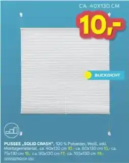 Möbelix Plissee Solid Crash Angebot