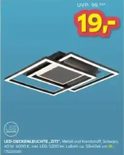 Möbelix LED-Deckenleuchte „Ziti“ Angebot
