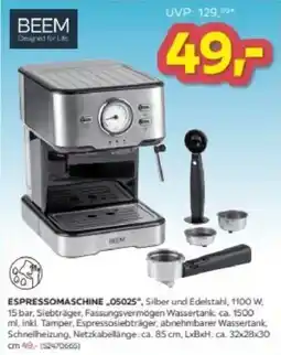 Möbelix Beem Espressomaschine Angebot