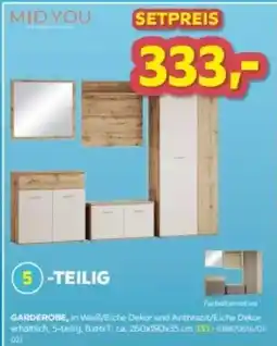 Möbelix GARDEROBE MID.YOU Angebot