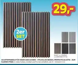 Möbelix Akustikpaneele für Innen und Aussen Angebot