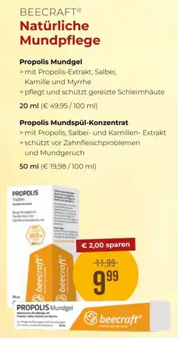 Martin Reformstark BEECRAFT Propolis Mundgel Angebot