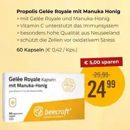 Martin Reformstark Beecraft Propolis Gelée Royale mit Manuka Honig Angebot