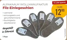 Martin Reformstark Alpakaalm Wollmanufaktur Filz-Einlegesohlen Angebot