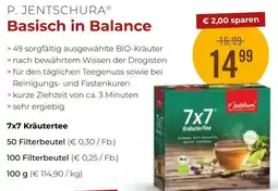 Martin Reformstark P. Jentschura 7x7 Kräutertee Angebot