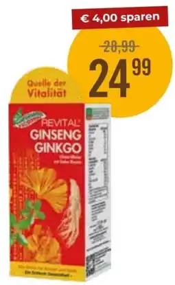 Martin Reformstark Revital Ginseng Ginkgo Angebot