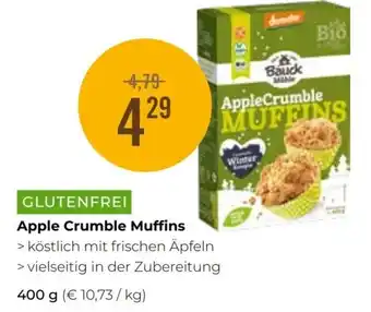 Bauck Apple Crumble Muffins