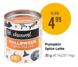Martin Reformstark ehrenwort. Halloween Pumpkin Spice Latte Angebot
