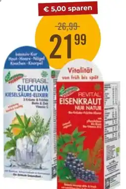 Martin Reformstark Terrasil Silicium Kieselsäure-Elixier oder Eisenkraut Nur Natur Bio-Kräuter-Früchte-Elixier Angebot