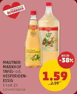 PENNY Mautner markhof tafel od. hesperidenessig Angebot