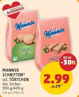 PENNY Manner schnitten od. törtchen Angebot