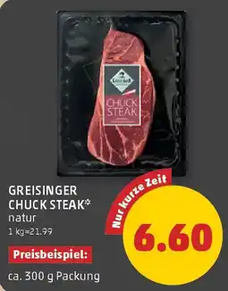 PENNY Greisinger chuck steak Angebot