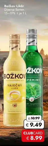 Travel FREE Božkov Likör Angebot