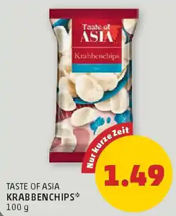 PENNY Taste of Asia Krabbenchips Angebot