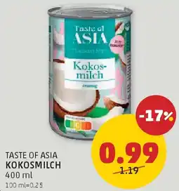 PENNY Taste of Asia Kokosmilch Angebot