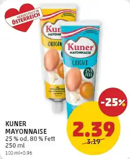 PENNY Kuner mayonnaise Angebot