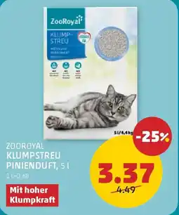 PENNY Zooroyal klumpstreu pinienduft Angebot