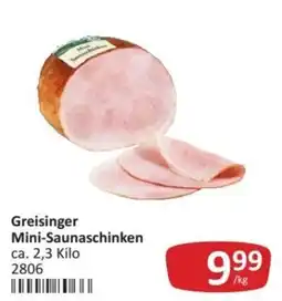 Kastner Greisinger Mini-Saunaschinken Angebot