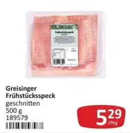 Kastner Greisinger Frühstücksspeck geschnitten Angebot