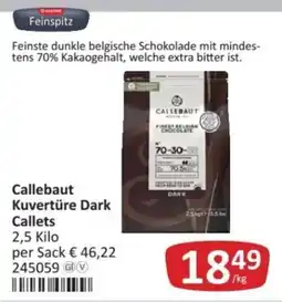 Kastner Callebaut Kuvertüre Dark Callets Angebot