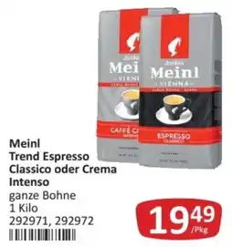 Kastner Meinl Trend Espresso Classico oder Crema Intenso Angebot