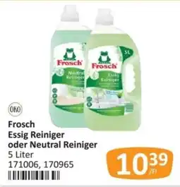 Kastner Frosch Essig Reiniger oder Neutral Reiniger Angebot