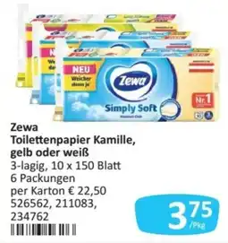 Kastner Zewa Toilettenpapier Kamille Angebot