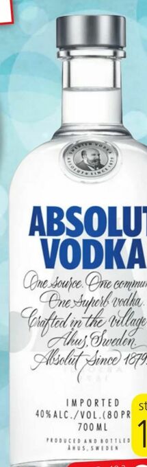 Eurospar Vodka Angebot