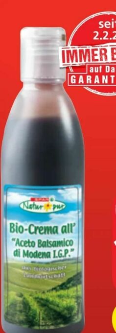 Spar Bio-Crema all'Aceto Balsamico di Modena Angebot