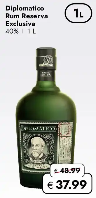 Travel FREE Diplomatico Rum Reserva Exclusiva Angebot