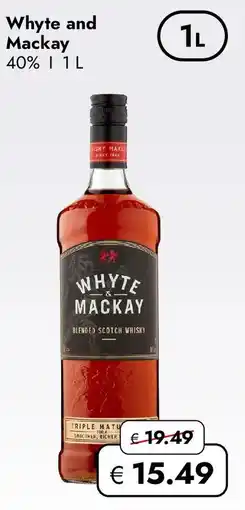 Travel FREE Whyte & Mackay Blended Scotch Whisky Angebot